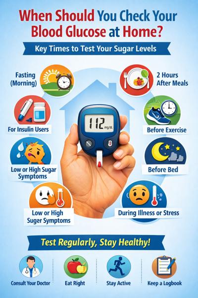 When Should You Check Your Blood Glucose at Home?